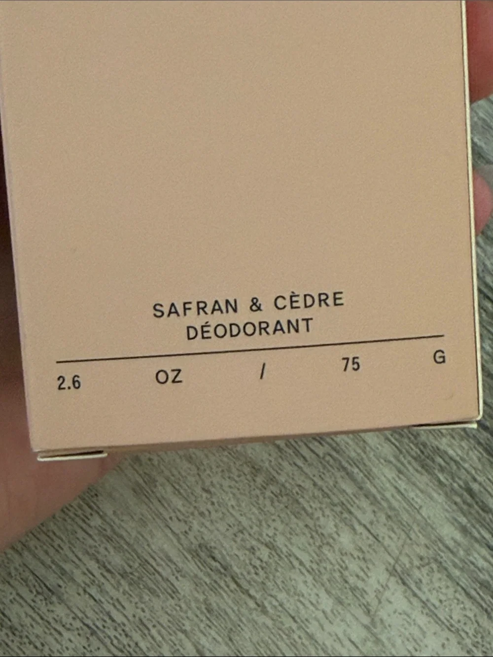 Salt & Stone saffron cedar